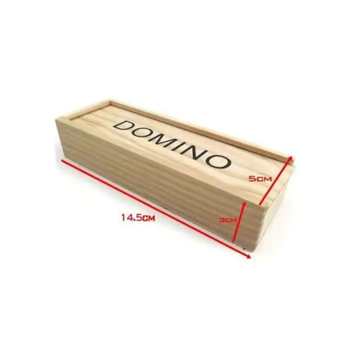 28 pièces/ensemble jeux de société dominos en bois voyage jeu de Table drôle jouets