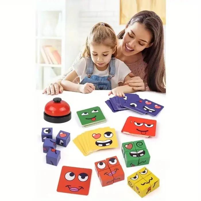 Jeu de Cube de changement de visage pour enfants