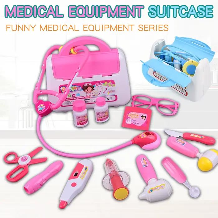 Coffret de 16 pièces pour enfants avec boîte à médicaments sonore et lumineuse