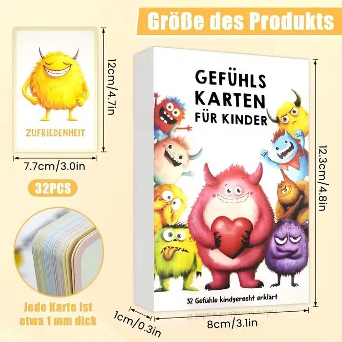Jeu de cartes « Monstre émotionnel »