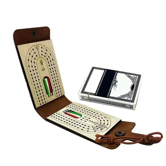 Jeu de société de Cribbage pliant
