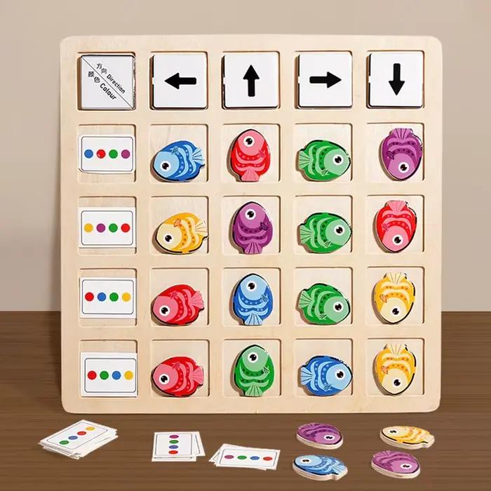 Jouets Montessori en bois pour enfants