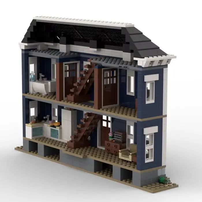 610 pièces Construction modulaire le boîtier de maison Creel-Compatible avec l'ensemble 11370 MOC personnaliser
