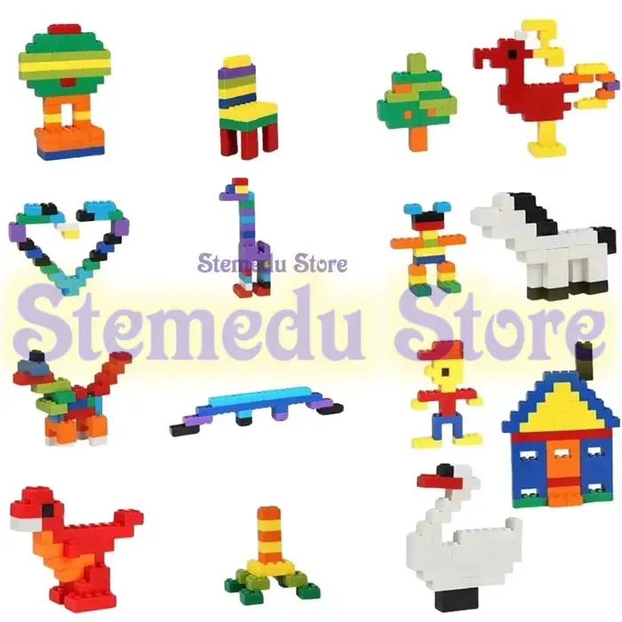 Blocs de construction en vrac Decennia s, briques autobloquantes, ABS, variété de couleurs, compatibles LEGO, jouet éducatif pour 14 ans et plus