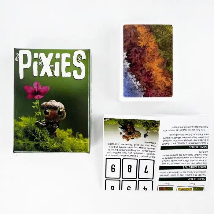 Jeu de cartes Pixies : jeu de fête amusant pour réunion de famille pour 2 à 5 joueurs, 30 minutes, augmente les compétences de réaction