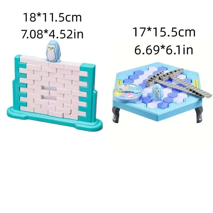Mini Jeu Éducatif Interactif « Sauvez le Pingouin » : Blocs d'Équilibre