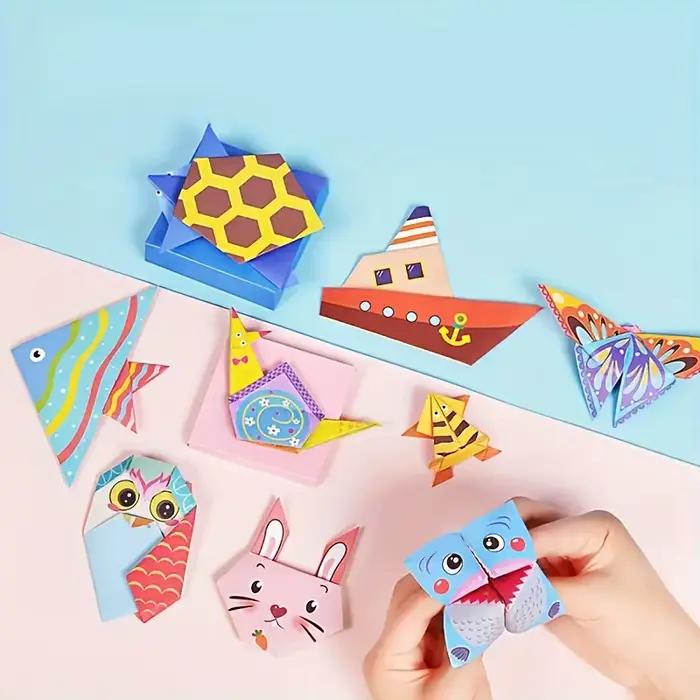 1 ensemble de 54 feuilles de papier pour origami