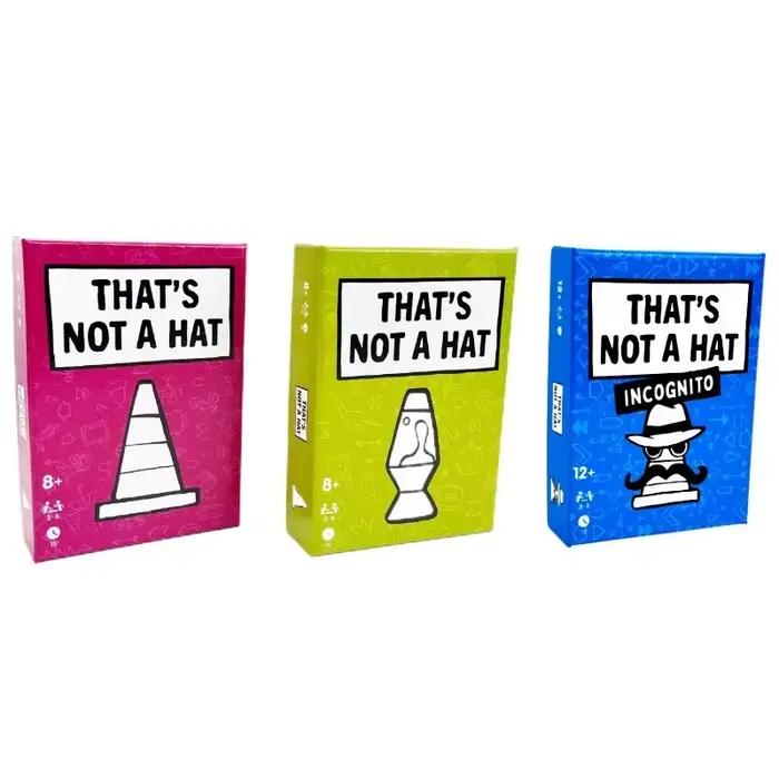 That’s Not A Hat Party Game Set, jeu de société de mémoire, cartes pour 3 à 8 joueurs, pour les rassemblements familiaux, cadeau interactif et amusant