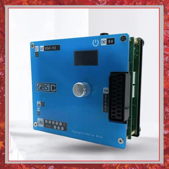 Le convertisseur vidéo GBS Control prend en charge le signal de jeu vidéo rétro 1080P, convertisseur de signal VGA/SCART vers VGA pour console PS2