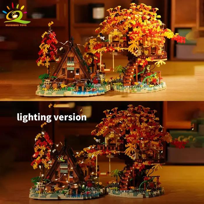 HUIQIBAO MOC-Cabane dans les arbres pour enfants