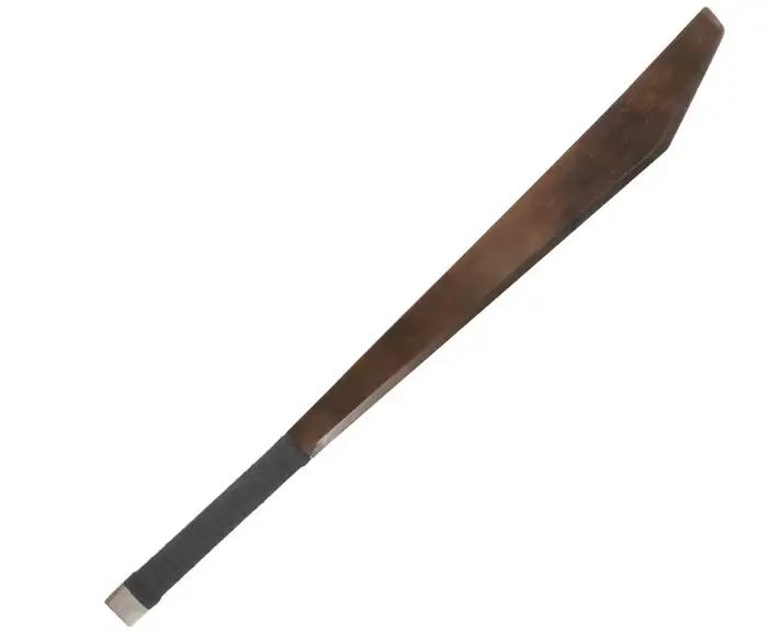 Batte de cricket en bambou de 80 cm, modèle Ganji Gupta, pour entraînement au combat, exercice physique, performance et accessoires de cosplay, non affûtée