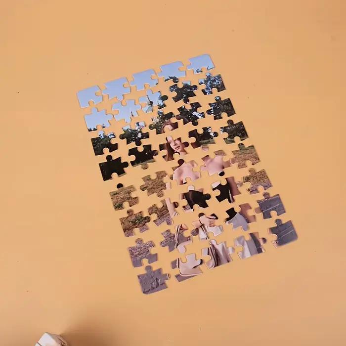Puzzle personnalisé avec photo appartement rectangle horizontal technique peinture au pistolet pour décoration maison cadeau anti-stress_DIY_occasions_spéciales_amis_famille