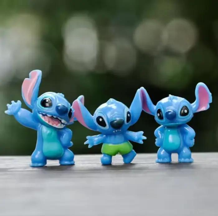 12 pièces Mini point Anime Figurine poupées 3CM dessin animé Lilo et Stitch figurines d'action à collectionner pour enfants et adultes occassions spéciales