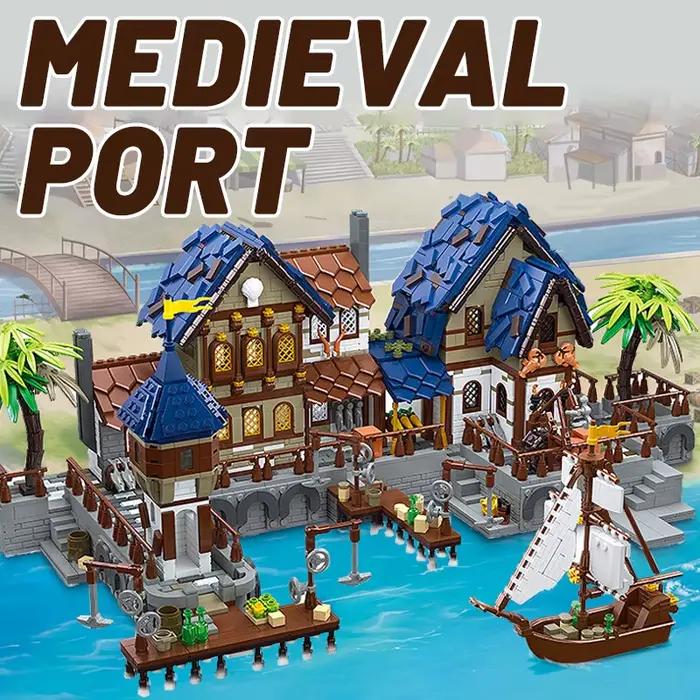Blocs de construction de port médiéval