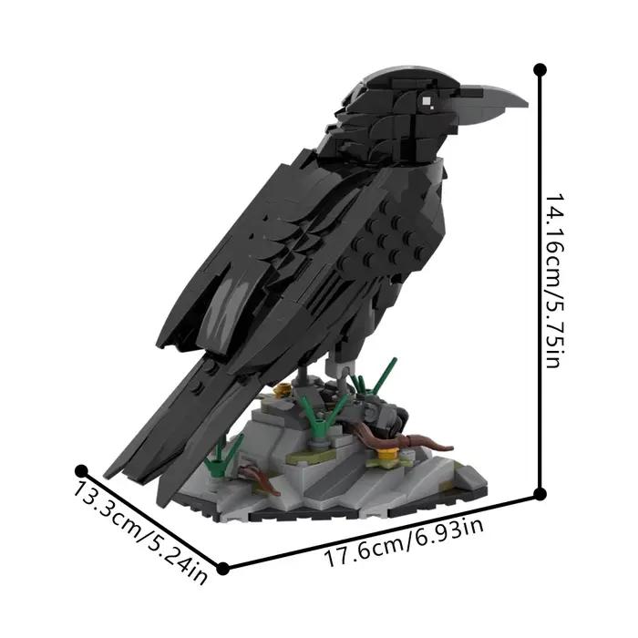 GSBAN Ideas Animals Raven Black Bird 357PCS Bricks Building Blocks Sets Jouets pour adultes Cadeaux de Noël