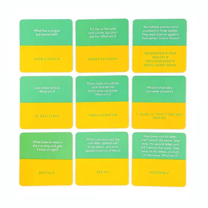 Mini taille crie-moi ce jeu de cartes avec 50 Dilemmas amusants (un jeu