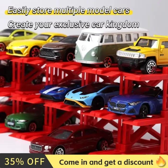 Kit de construction de stationnement 3D, assemblage à monter soi-même, Structure de parc de voiture multicouche, présentoir Combinable gratuit pour voiture jouet moulée sous pression, 1/64