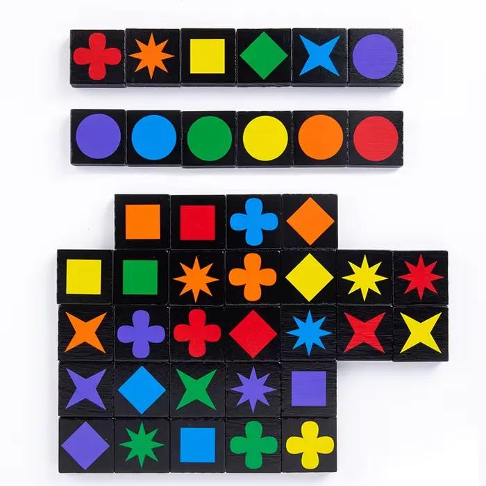 Gowinbaby Jeu d'échecs en bois éducatif pour enfants