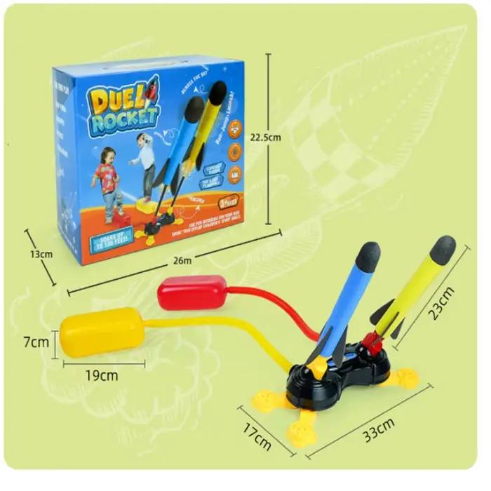 Jeu de lancement de fusées en mousse pour enfants