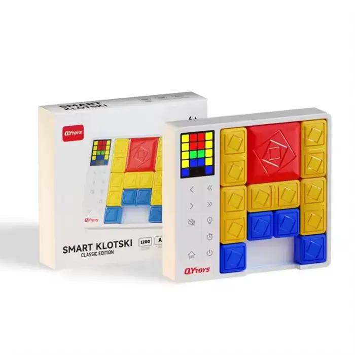 QiYI Smart Klotsk Puzzle logique cerveau Teaser série Huarong route jeu de société début éducatif éclairant jouets enfants cadeau