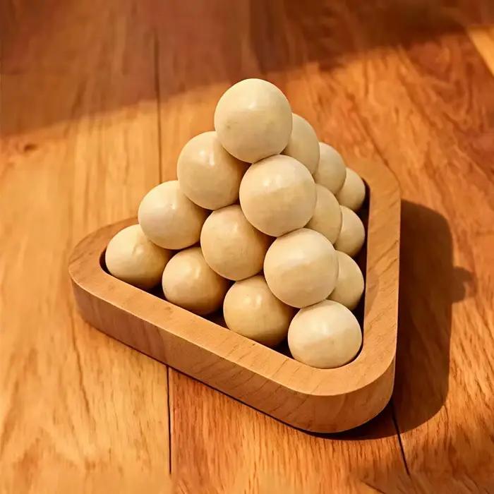 Puzzle pyramidal 3D en bois forme géométrique casse-tête magique puzzle 3D ludique éducatif pour adultes et enfants occaions spéciales cadeau anniversaire noel