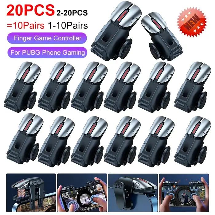1-10 paires G21 déclencheur de jeu pour téléphone portable manette de jeu Joystick 6 doigts objectif tir e-sports jeu bout des doigts pour contrôleur de jeu PUBG