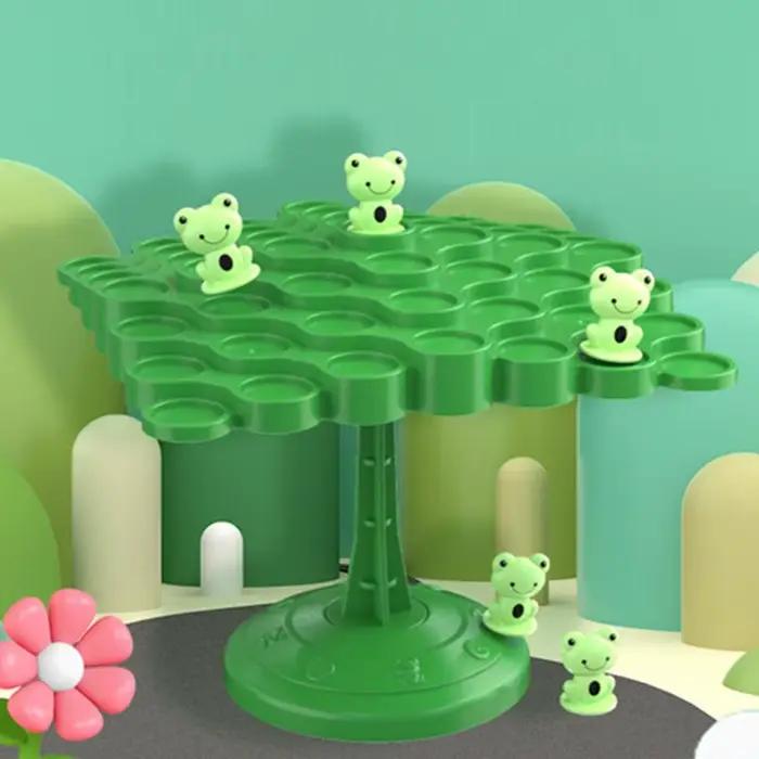 Arbre d'équilibre grenouille amusant pour enfants