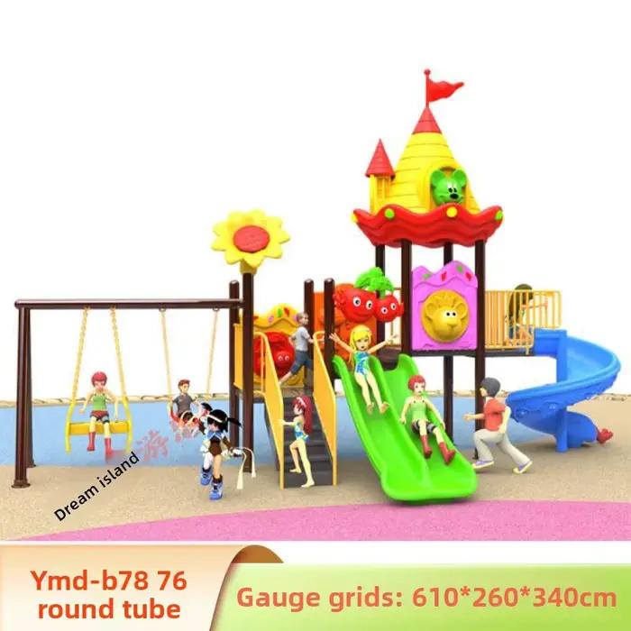 Aire de jeux jouet avec balançoire et toboggan pour enfants