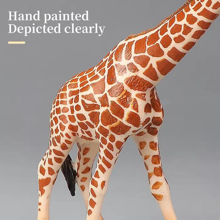 Ensemble de girafe du monde de la faune africaine