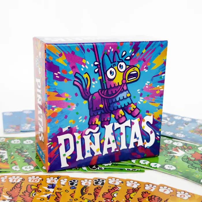 Jeu de cartes de stratégie PINATAS | Jeu de société amusant pour les fêtes | Cadeau d'anniversaire essentiel | Jeu de