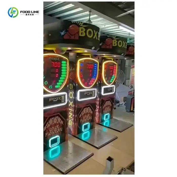 Console de jeu de boxe à monnayeur personnalisée, fabriquée en usine, adaptée aux salles de jeux, restaurants, maisons, carnavals, clubs de divertissement