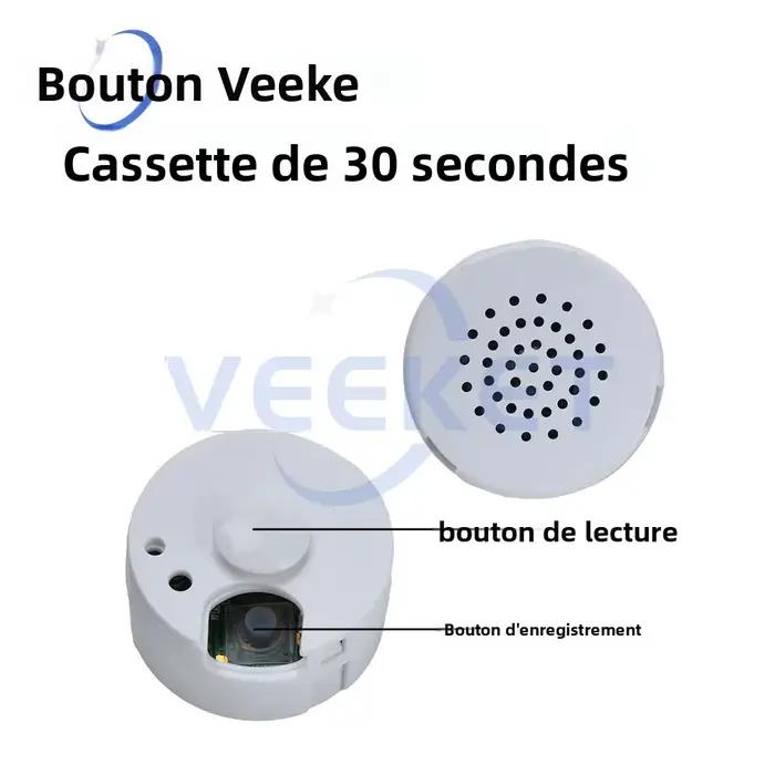 Boîte vocale pour peluche 30/60 secondes, enregistreur vocal, dispositif DIY pour message personnalisé pour animaux en peluche, poupées bébés