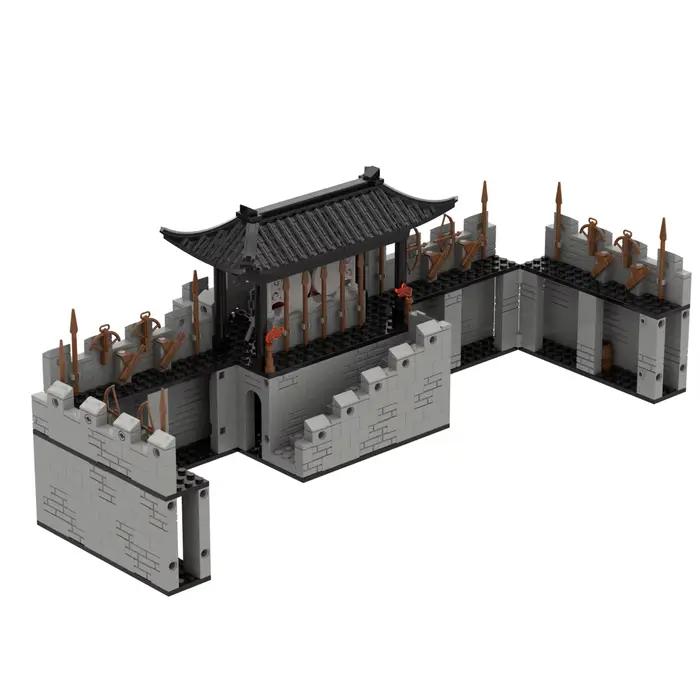 Château médiéval MOC : Forteresse constructible avec des chevaliers