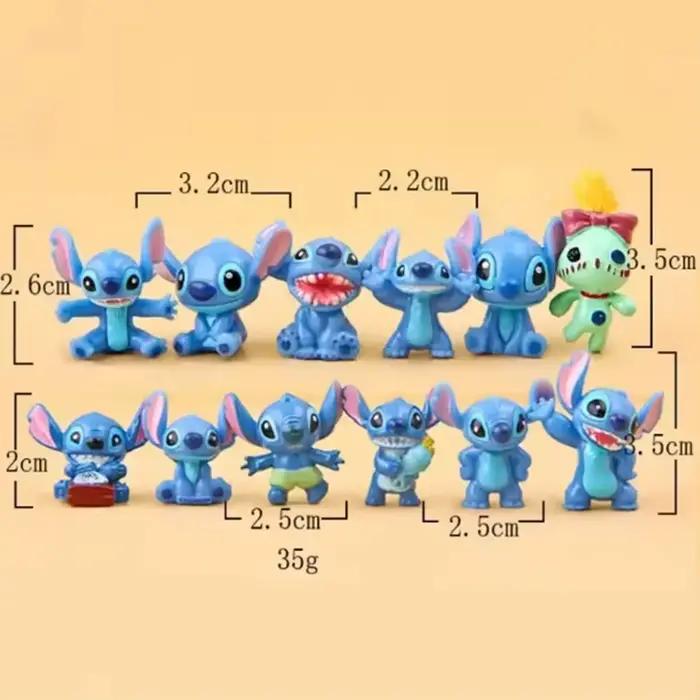12 figurines miniatures Stitch