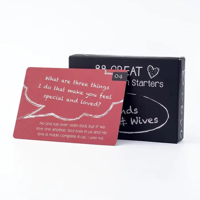 Cartes de conversation pour couples : jeu de société pour la communication et le plaisir dans la chambre à coucher