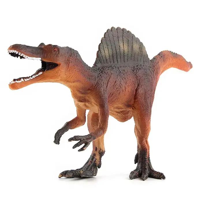 Simulateur de Spinosaurus en plastique, modèle statique portatif, dinosaure préhistorique ornamental pour la maison ou le bureau