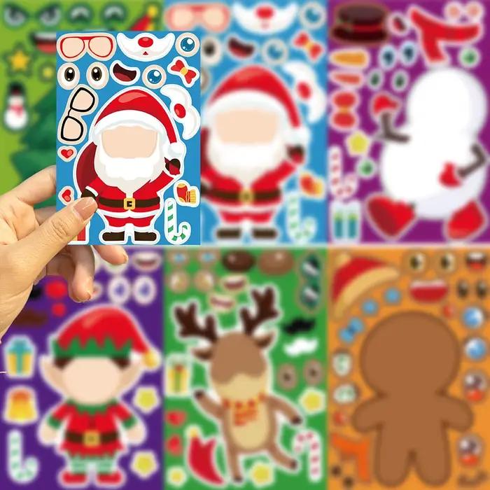 Autocollants de puzzle de Noël pour enfants