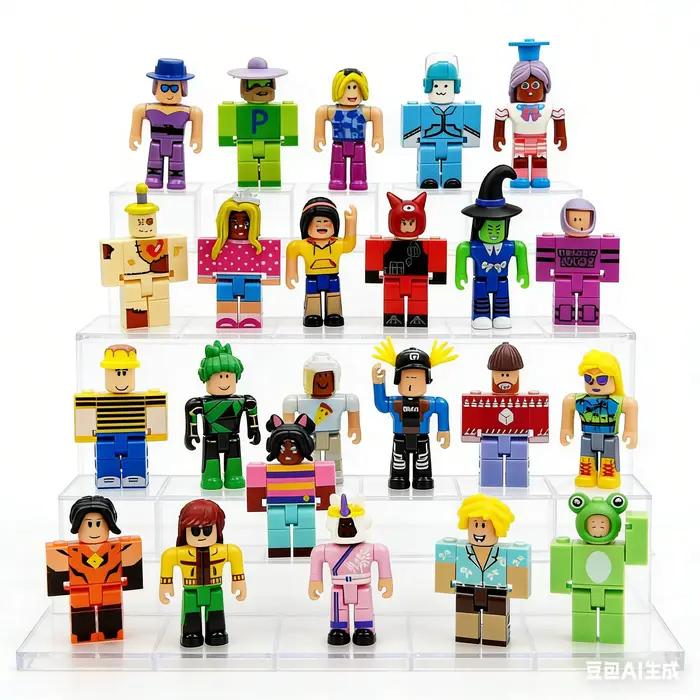 Ensemble de 24 figurines en plastique Roblox