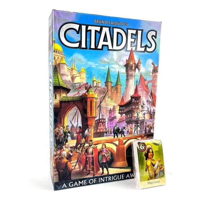Jeu de société Citadels Deluxe Edition – Jeu de cartes de stratégie classique haut de gamme