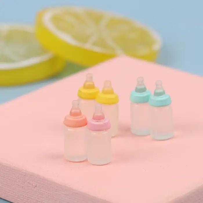 Bouteille de lait miniature pour maison de poupée 1:12