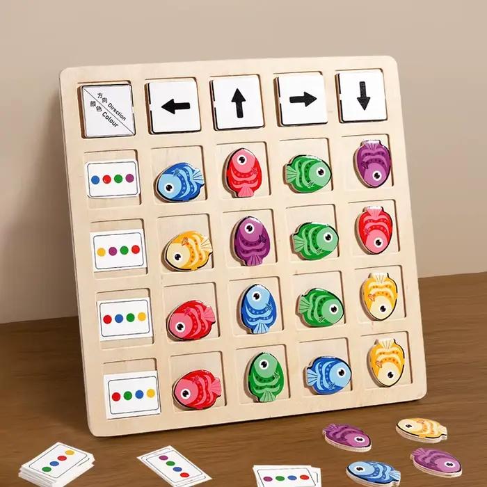 Jouets Montessori en bois pour enfants