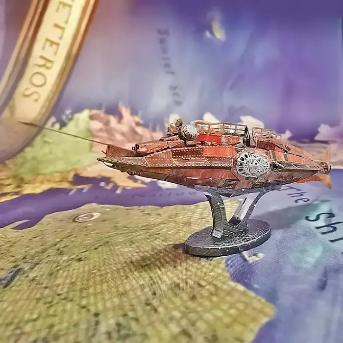 Mini Puzzles de couleur 3d en métal Nautilus