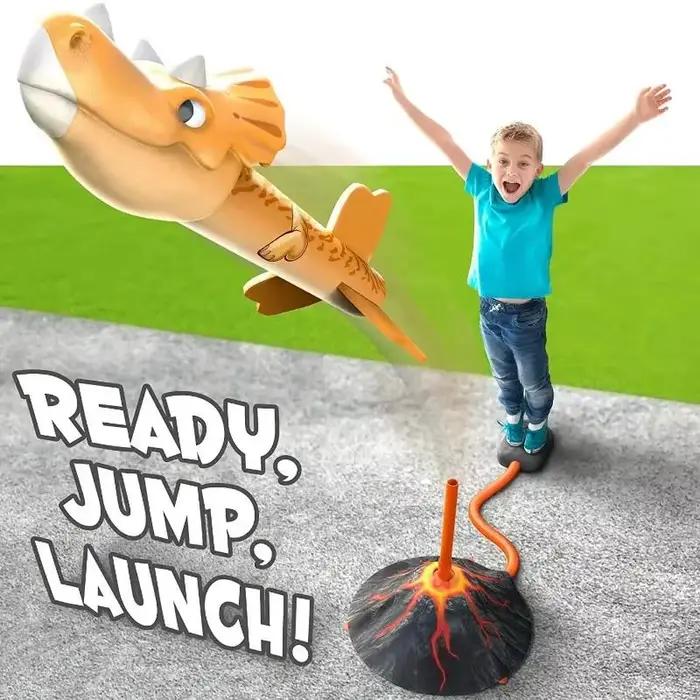Lanceur de fusées dinosaure volant