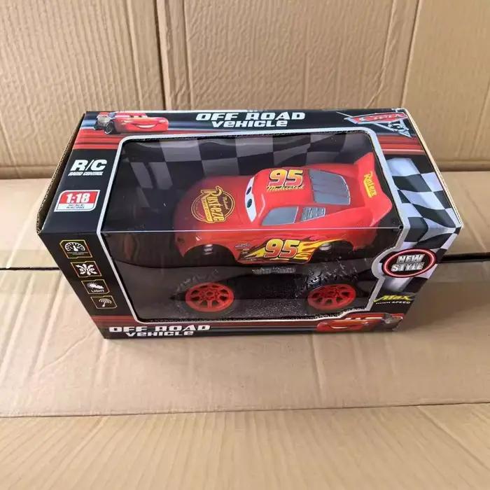 2026 Disney Anime Pixar Cars |   Voiture électrique télécommandée Lightning McQueen pour enfants |   Cadeaux d'anniversaire sur le thème des jeux de simulation de course