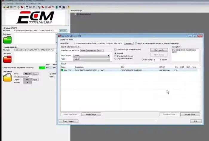 ECM TITANIUM 1.61 avec 26000+drivers, ECM 18259+drivers pour outil ECU, envoi du lien de téléchargement + vidéo d'installation Windows 7