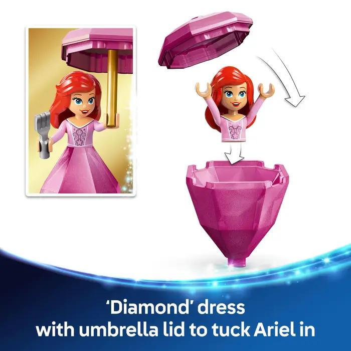 LEGO Disney Princess Twirling Ariel Jouet de construction pour enfants filles et garçons âgés de 5 ans et plus