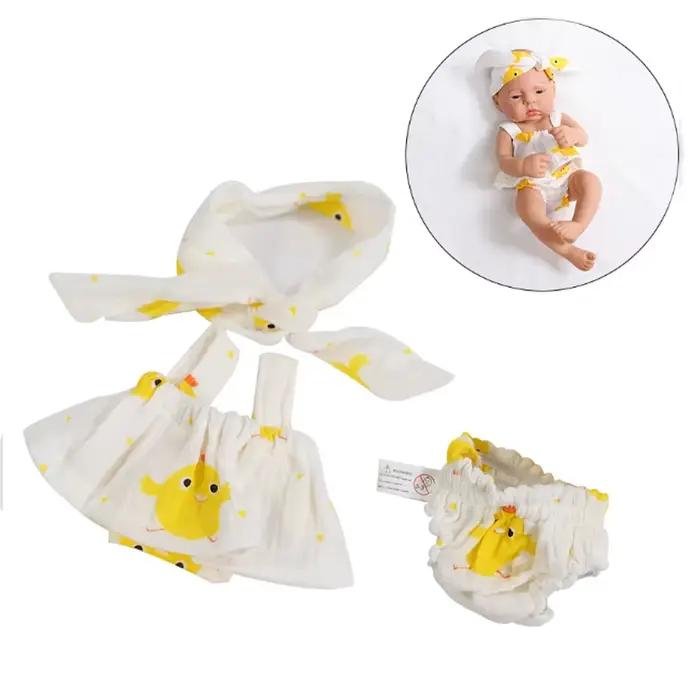 Vêtements de poupée robe combinaison gilet pour 40cm nouveau bébé Reborn