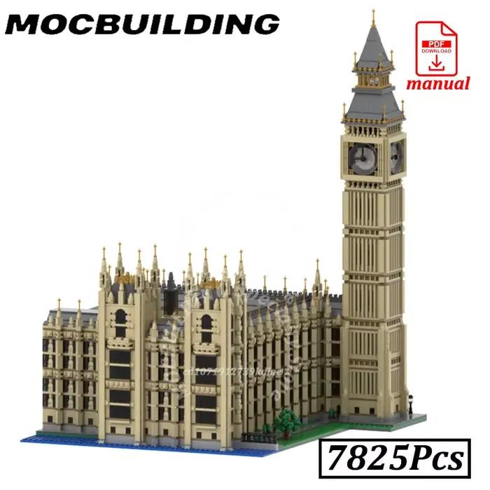 Briques de construction de la Tour Elizabeth MOC tour de Londres Angleterre Big Ben modèle d'affichage jouet construction cadeau occaions spéciales pour adultes 14 ans et plus