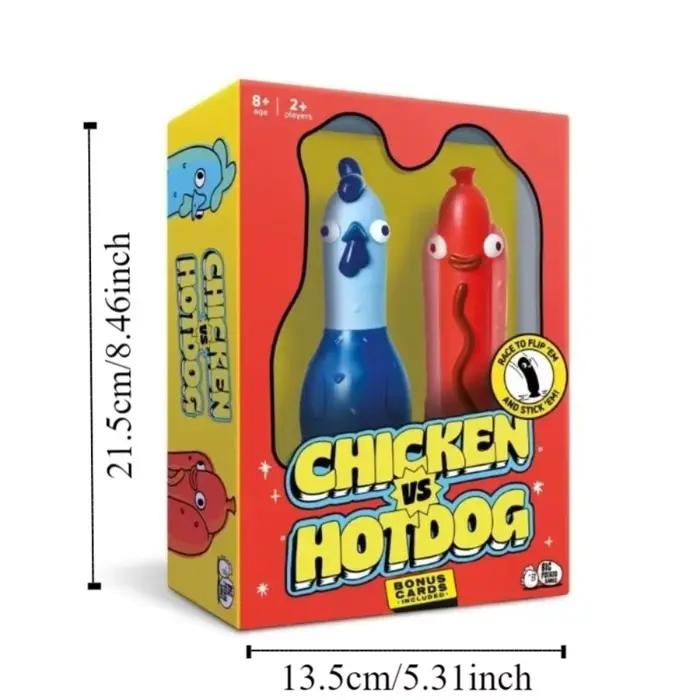 Jeu de société interactif et éducatif Fast Strategy Chicken Vs Hotdog