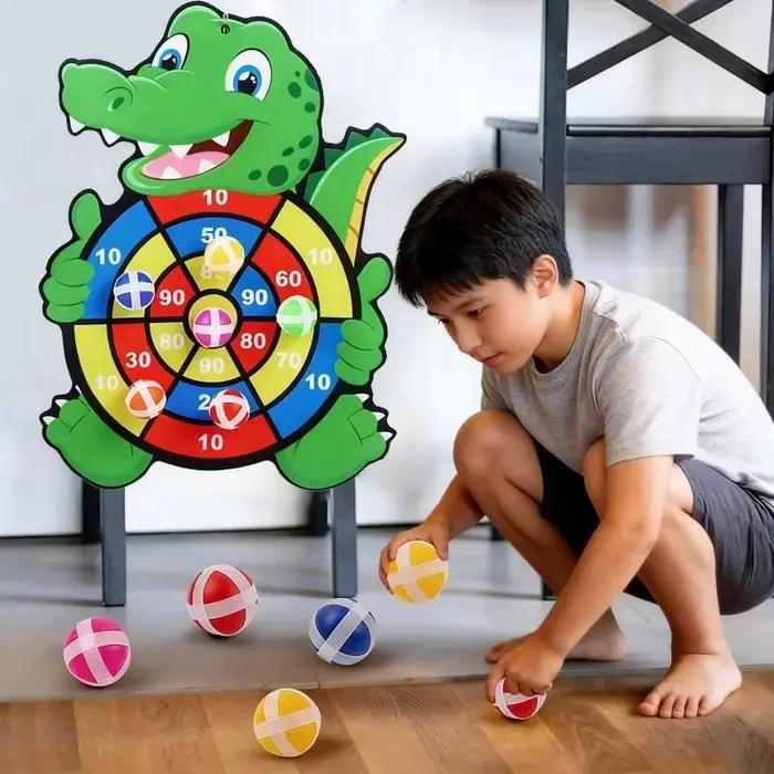 Jeu de fléchettes avec animaux de dessin animé pour l'extérieur